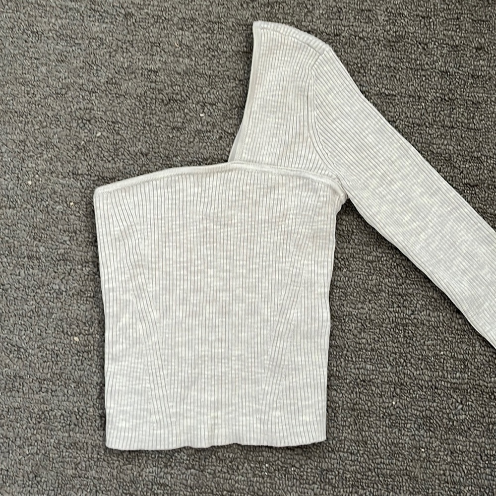 Abercrombie one shoulder sweater